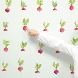 Radish Toss - Fabric Wall Decal Hop Mej - thumbnail 3