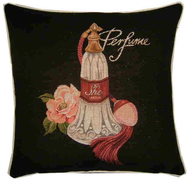 Perfume London Metallic Tapestry Cushion Cover Sham - image 1