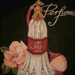 Perfume London Metallic Tapestry Cushion Cover Sham - thumbnail 2