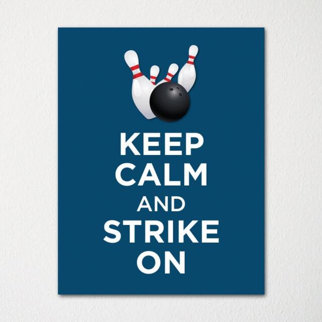 Keep Calm & Strike On - Fine Art Print Choice Of Color Purchase 3 Receive 1 Free Custom Prints Available - image 1