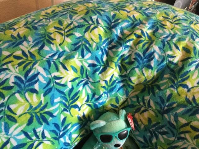 Tree Leaves Snuggle Cotton Flannel Boomerang Pillowcase - image 1