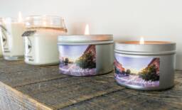 All Natural Soy Candle Tin Poured in Historic Franklin Tennessee With Scents Reminiscent Of The South & - thumbnail 1