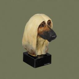 Afghan Hound, Dog Marble Statue, Painted, Limited Edition, Make Your Own Artdog - thumbnail 2