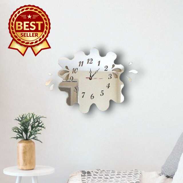 Splashes Out Of Splash Acrylic Clock - Many Colours Available - Bespoke Shapes & Sizes Made - image 1
