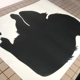 Squirrel Chalkboard Sticker Kids Wall Decor Playroom Blackboard Bedroom Chalk - thumbnail 2