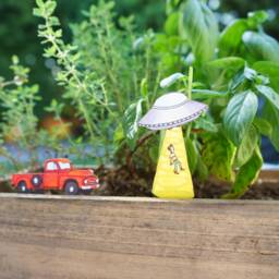 Ufo Abduction Fancy Plants Diorama Kit - thumbnail 3