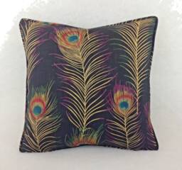 Sanderson - Themis Carbon Cushion Cover Throw Pillow Designer Home Decor - thumbnail 1