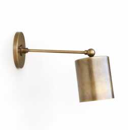 Brass Wall Sconce Light With, Modern Brass Light, Mid Century Wall Sconce Ul Listed. No.0479 - thumbnail 1