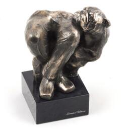 Bulldog - On Knee, Dog Marble Statue, Limited Edition, Artdog. Made Of Cold Cast Bronze. Solid, Perfect Gift. Limited Edition - thumbnail 3
