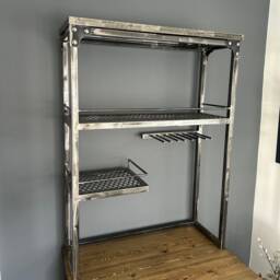 Industrial Home Bar Unit With Fridge Side - thumbnail 4