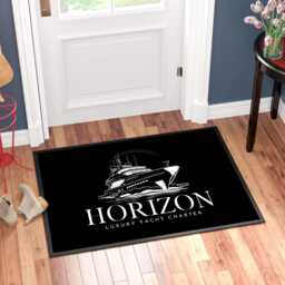 Personalised Custom Printed Boat, Ship Mat, Your Own Logo Printed, Yacht Charter Company Mat