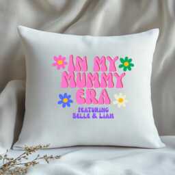 In My Mum Era Cushion - Christmas Gift Idea - Cosy Throw Pillow Mummy, Mama Home Decor Aesthetic For Her - thumbnail 4