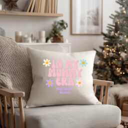In My Mum Era Cushion - Christmas Gift Idea - Cosy Throw Pillow Mummy, Mama Home Decor Aesthetic For Her - thumbnail 2