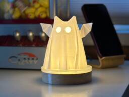 Super Adorable Cat Bat Sheet Ghost Led Light - Free Shipping Art , Decor Cute Gift Spooky Halloween