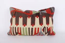 16x24 Striped Kilim Pillow Cover Vintage Turkish Throw - thumbnail 1