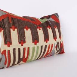 16x24 Striped Kilim Pillow Cover Vintage Turkish Throw - thumbnail 3