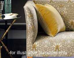 William Morris, Snakeshead, Arts & Crafts, Beige, Grey Gold Cotton Cushion Cover, Throw Pillow Home Decor - thumbnail 3