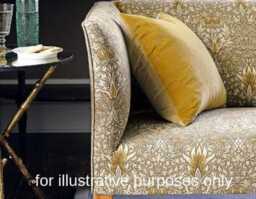 William Morris, Snakeshead, Arts & Crafts, Beige, Grey Gold Cotton Cushion Cover, Throw Pillow Home Decor - thumbnail 3