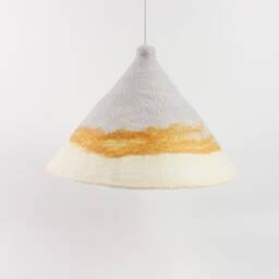 Pendant Ceiling Lighting/ Swag Lamp/Felted Wool/ Home Eco Decor/ Personalized Colors Lucielalune??Plw17 - thumbnail 2