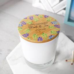 Engagement Candle Gift - Personalised Got Engaged Party She Said Yes Happy Present - thumbnail 4