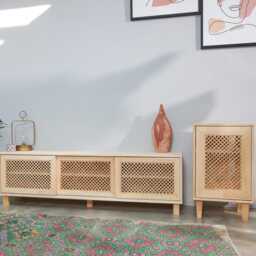Night Stand, Bedside Tables, Japandi Furniture - Latten - thumbnail 2