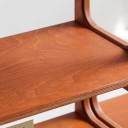 Handmade Mid Century Modern Bookshelf Set Wooden Customizable Handmade Furniture - thumbnail 2