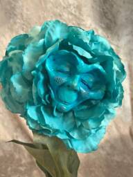 "Alice in Wonderland - Non Talking Flowers ""Blue Elder" - thumbnail 3