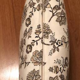 Brown & Black Floral Pillow Cover - thumbnail 2