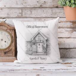 Home Sweet Cushion, First Gift, Gift For Home Owners, New Couple, Anniversary New - thumbnail 3