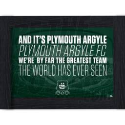 Plymouth Argyle Fc Chant Poster - Officially Licensed Product Sizes A4/A3 A2 - thumbnail 2