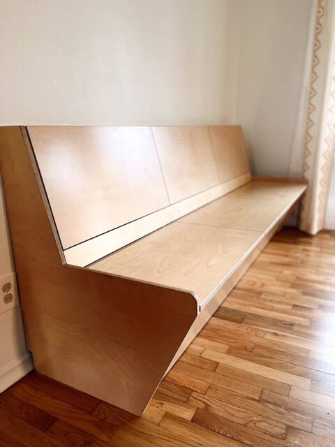 Custom Breakfast Nook - The Baidarka Banquette Bench Seating With Storage Northerly Customs - image 1
