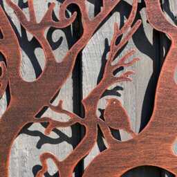 Tree Of Life Bronze With A Black Touch Wall Art For Outdoors & Indoors 60cm - thumbnail 4