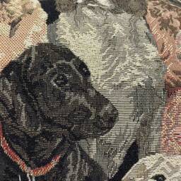 Handmade, Made To Order, Most Of Sizes Available, Cushion Cover Tapestry Dog Pattern - thumbnail 4