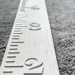 Custom Wood Growth Chart 3D, Family Height Ruler, Playroom Decor, Kids Wall Art, Personalized Markers, First Birthday Gift - thumbnail 3