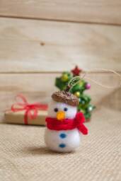 Snowman Ornament Christmas Ornaments Gifts For Kids Christmas Tree Decor Winter Decor Decorations Kids Gifts - thumbnail 1