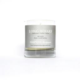 Long Wharf 8 Oz. Tumbler Cedarwood Vanilla Honey Hamptons Handpoured Signature Village Series 100% Soy Candle Hand Poured - thumbnail 1
