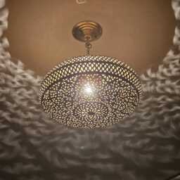 Moroccan Brass Pendant Light - thumbnail 2