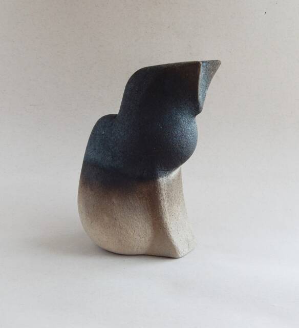 Ceramic Sculpture Of A Cat, Christmas Present, Original Gift, Collection Cats, Cat Figurine, Artd Collection, Raku Ceramics, Cat - image 1