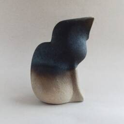 Ceramic Sculpture Of A Cat, Christmas Present, Original Gift, Collection Cats, Cat Figurine, Artd Collection, Raku Ceramics, Cat - thumbnail 3