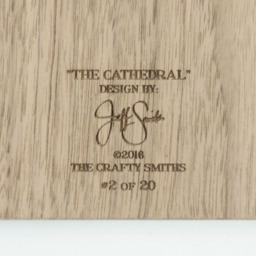 "Layered 3D Wood Art - ""The Cathedral" - thumbnail 4
