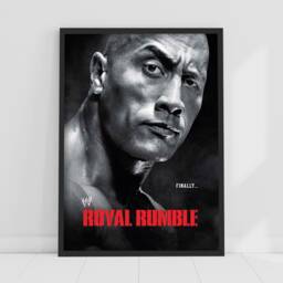 Wwe Print - The Rock Royal Rumble Poster Wrestling Wall Art - thumbnail 1