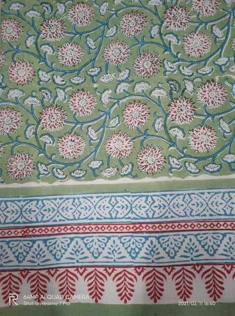 Indian Handmade Block Print Cotton Duvet Cover - image 1