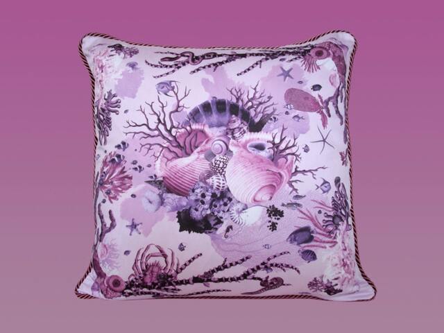 Reef Pillow - Purple - image 1