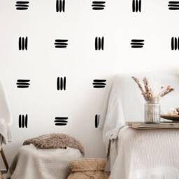 Sale Triple Line Vinyl Wall Decals, Modern Art - thumbnail 3
