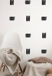 Sale Triple Line Vinyl Wall Decals, Modern Art - thumbnail 1