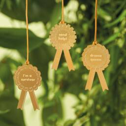 Houseplant Awards Metal Hanging Decoration Novelty Houseplant Gift