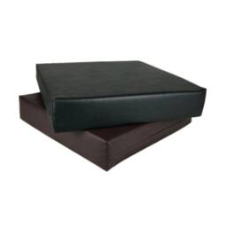 Wheelchair Memory Foam Faux Leather Cushion Pressure Relief Seat Pad Zipped Cover - thumbnail 2