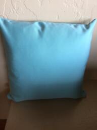 Sunbrella Pillow Cover. Canvas Glacier Fabric. Outdoor . Accent Throw .sofa , Cushion Cover Sham - thumbnail 1