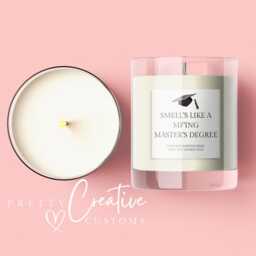 Master's Degree Gift, Graduation Candle, College Grad Funny Gift For Sister, Candles, Best Friend Graduation, Congrats - thumbnail 2