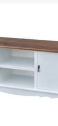 Shabby Chic, Chalk Paint, Tv Stand, Unit, Wooden, Storage, Table, Sideboard, Display Cabinet, Television Stand, Living Room - thumbnail 2